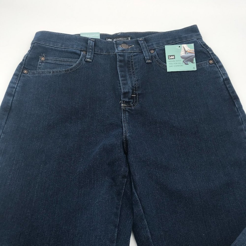 Lee Women's 31 inch Relaxed Fit Straight Leg Jeans
